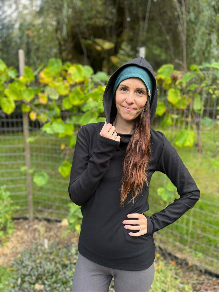 Jewel Hoodie~Bamboo Fleece