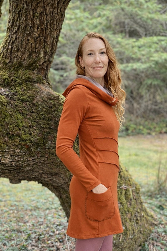 Elixir Tunic with Cowl Hood & Pocket