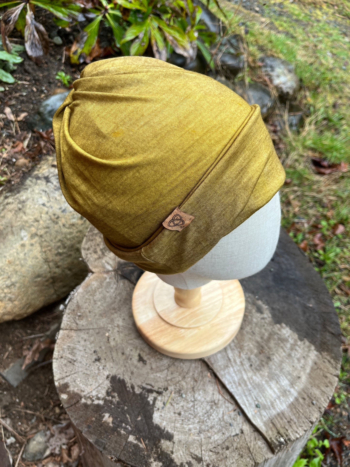Twist Toque ~ 100% Hand Dyed Merino Wool