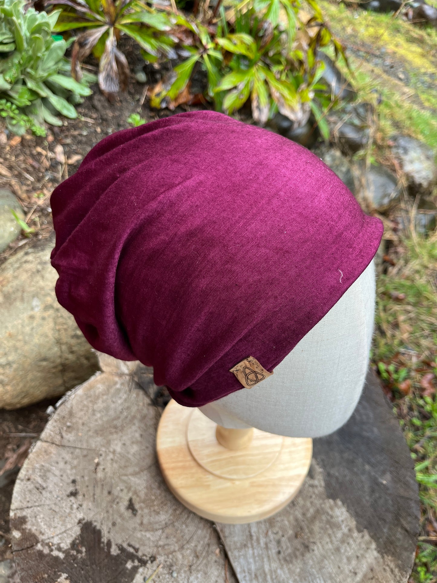 Twist Toque ~ 100% Hand Dyed Merino Wool