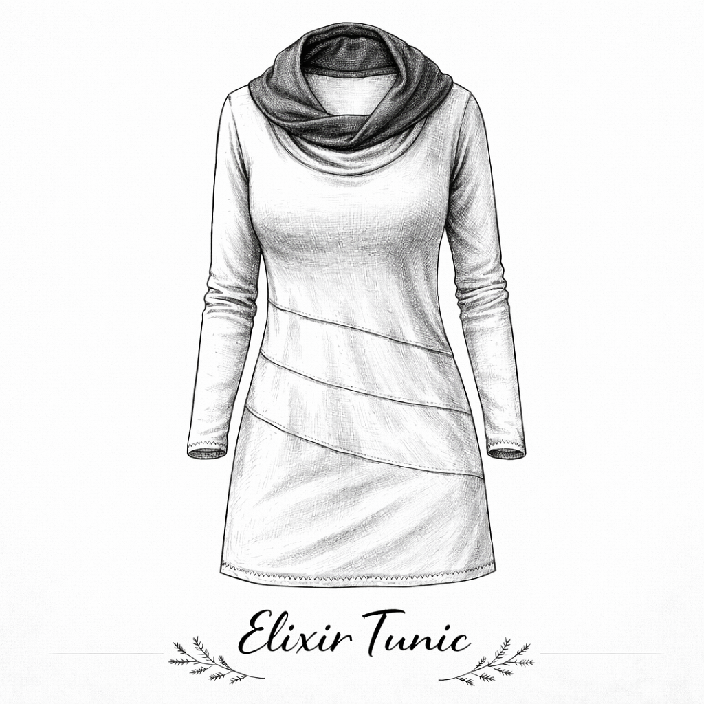Elixir Tunic ~ Hand Dyed 100% Merino Wool