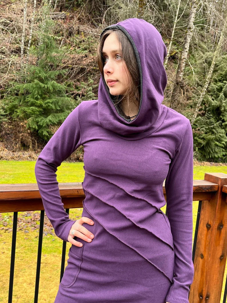 Elixir Tunic with Cowl Hood & Pocket