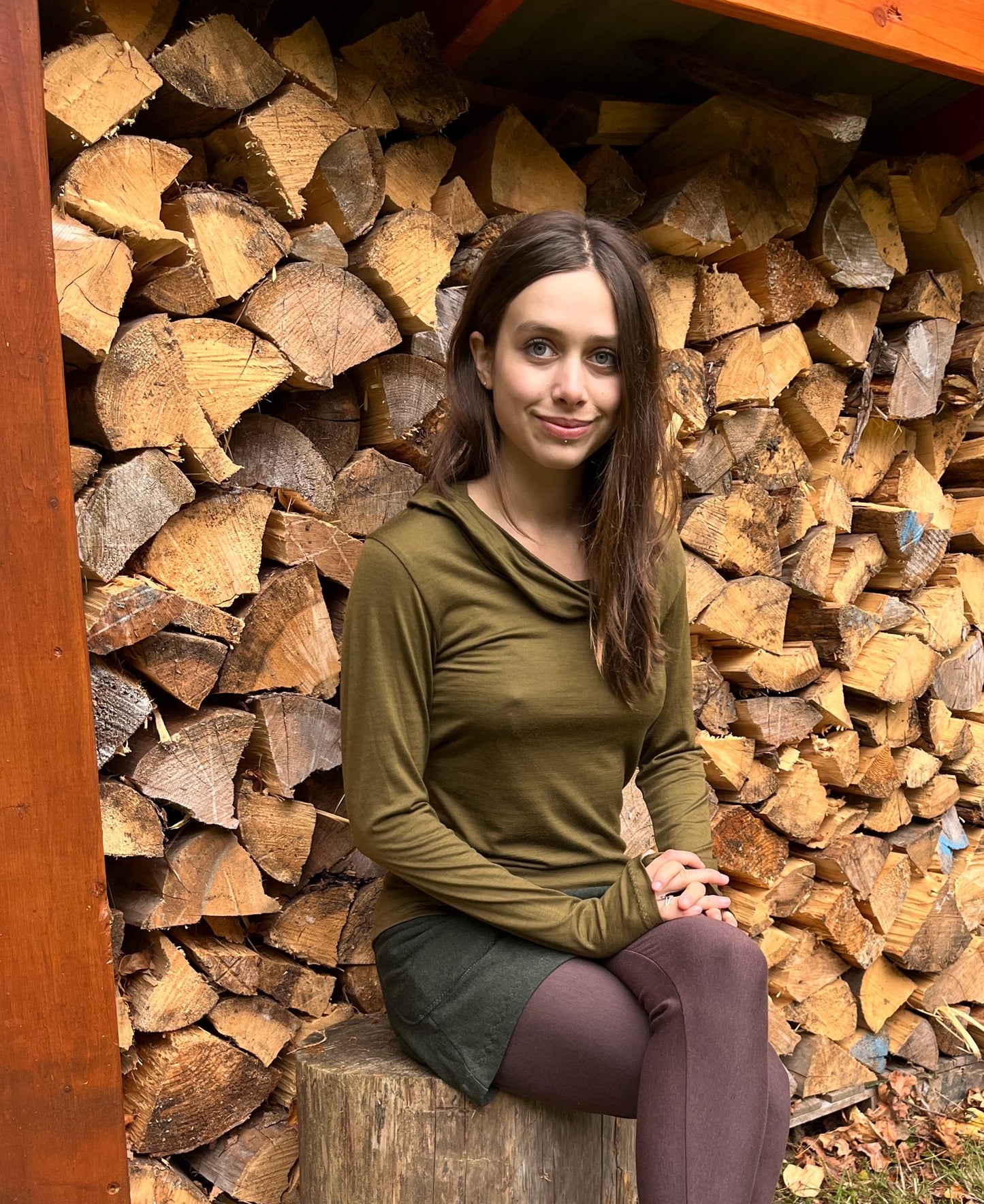 Jewel Hoodie ~ 100% Merino Wool