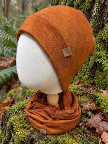Twist Toque ~ 100% Hand Dyed Merino Wool