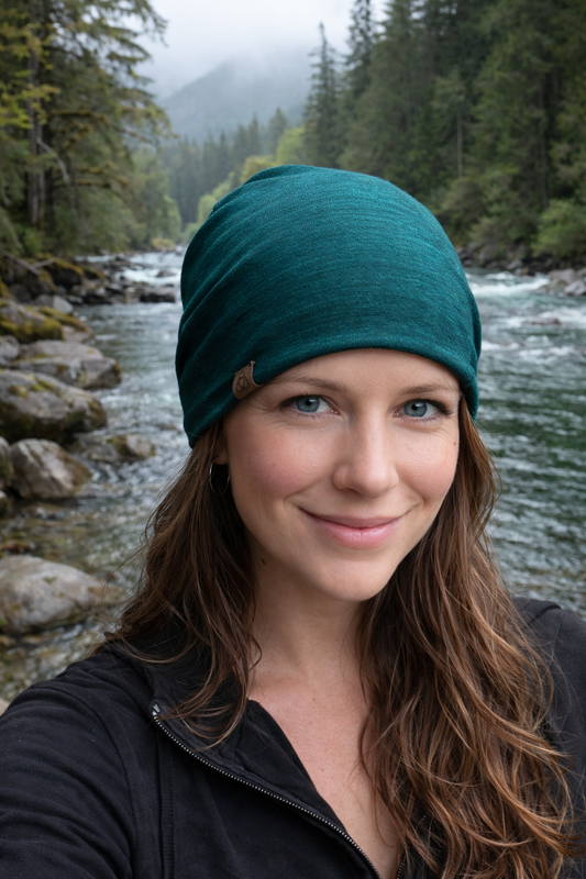 Twist Toque ~ 100% Hand Dyed Merino Wool