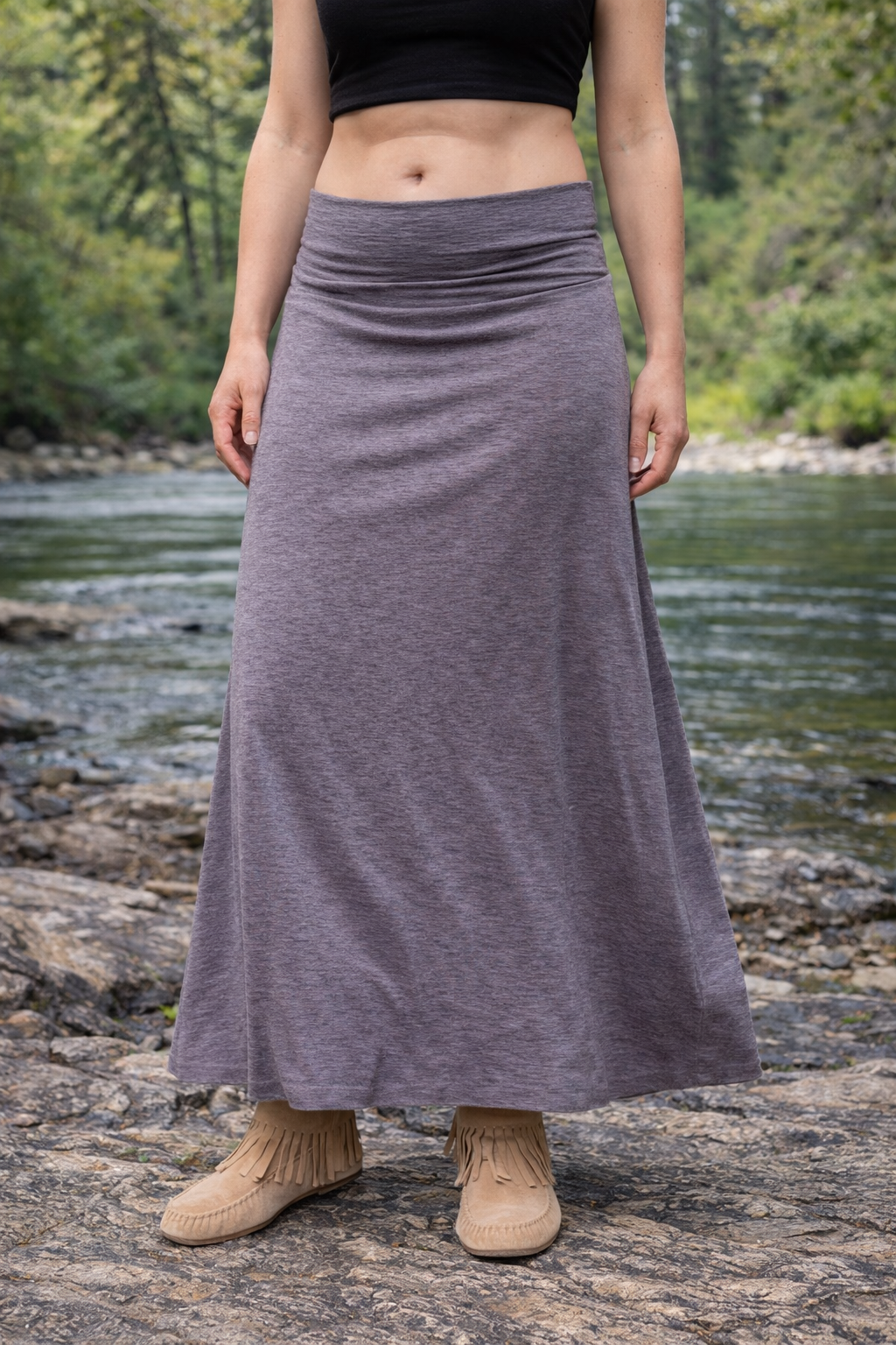 Drift - Maxi Skirt - Wool Blend