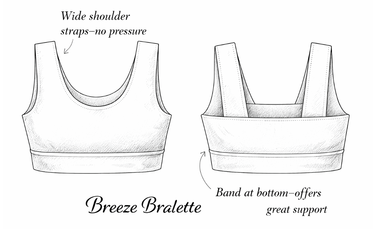 Breeze Bralette ~ Merino Wool Blend