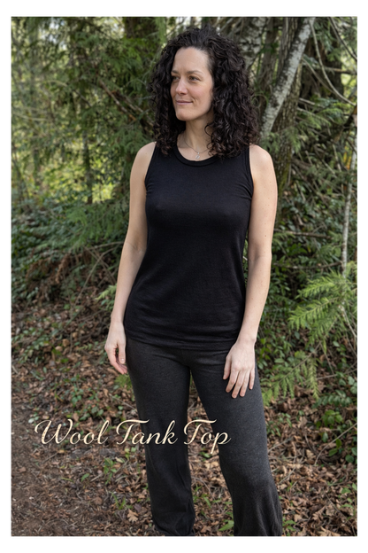 Tank Top Wool Unisex ~ 100% Merino Wool